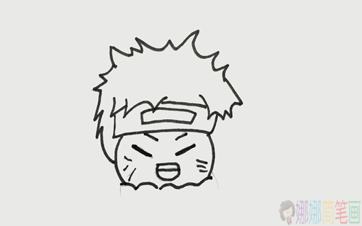 火影忍者鸣人简笔画教程
