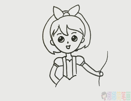 简单易学的女孩简笔画教程