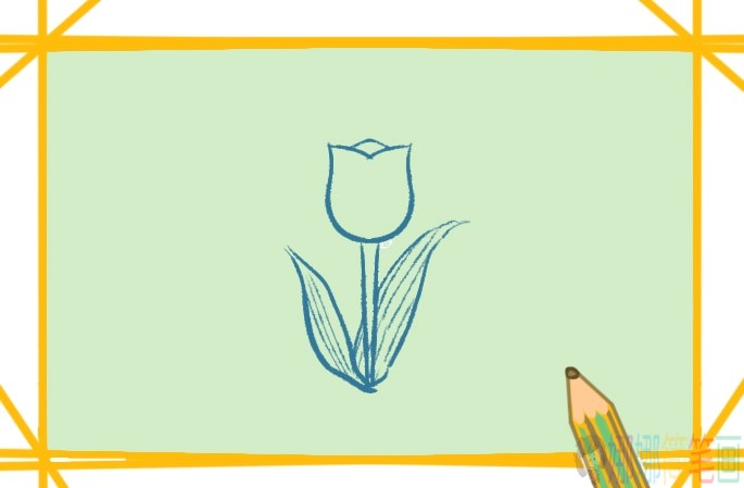 美丽的花朵简笔画