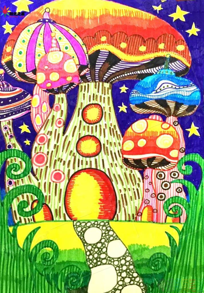 少儿绘画优秀作品图片大全