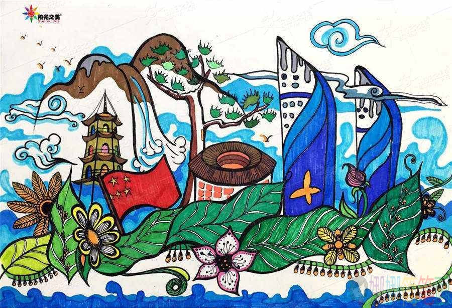 少儿绘画优秀作品图片大全