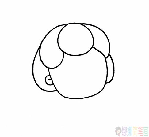 唐风美人简笔画,古代女性简笔画画法