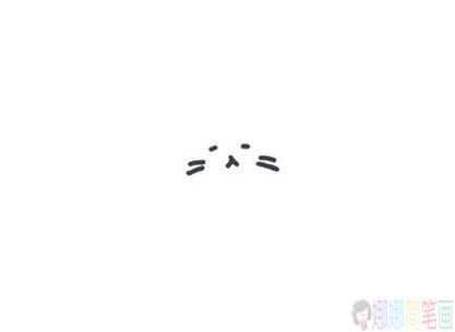 可爱的小猫简笔画,猫咪少儿画画图片