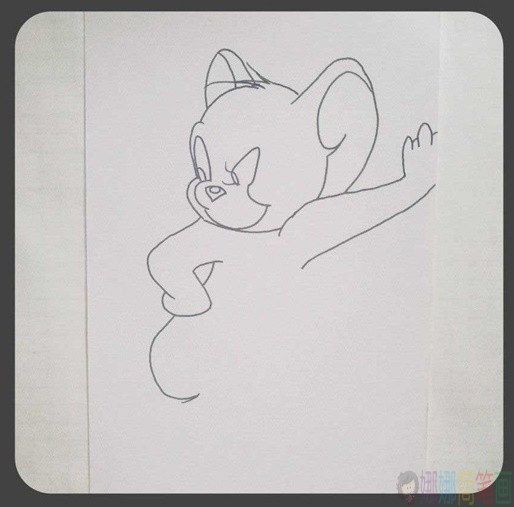 猫和老鼠杰瑞简笔画画法