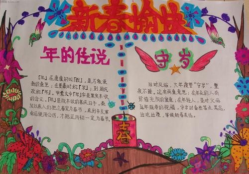 元旦节手抄报,2021新春元旦手抄报图片