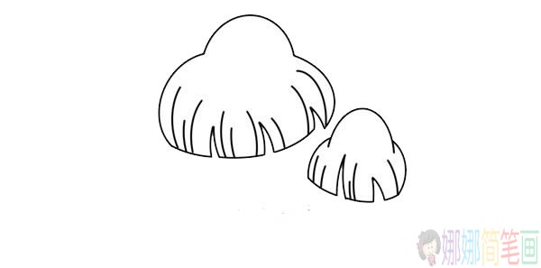 蘑菇简笔画,蘑菇怎么画好看