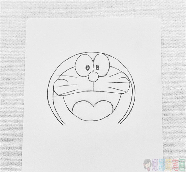 哆啦A梦简笔画,教小朋友画叮当猫