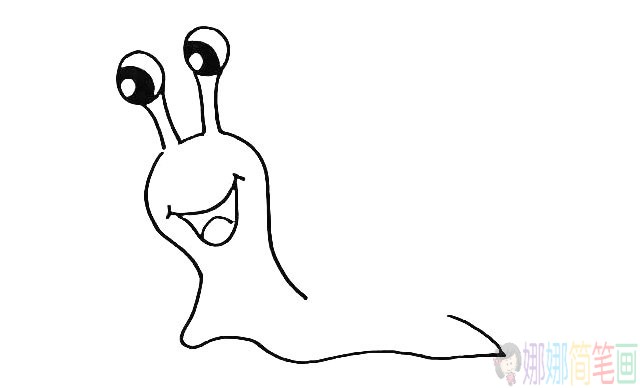 蜗牛简笔画图片,蜗牛简笔画教程