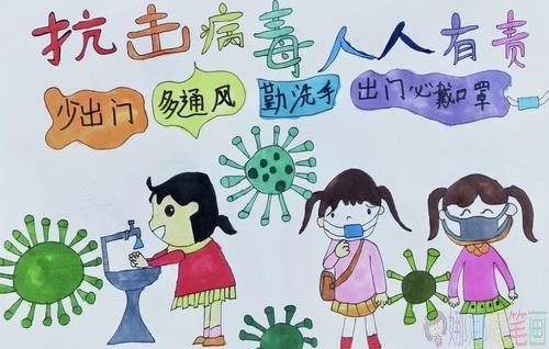抗击冠状病毒的科幻画
