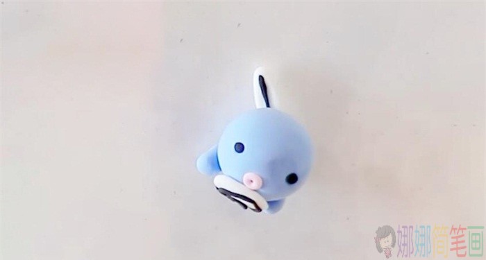 可爱的Q版蝌蚪手工黏土教程