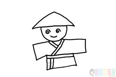 稻草人怎么画,稻草人简笔画画法