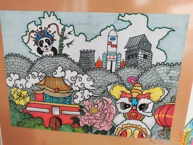 中国梦少儿绘画