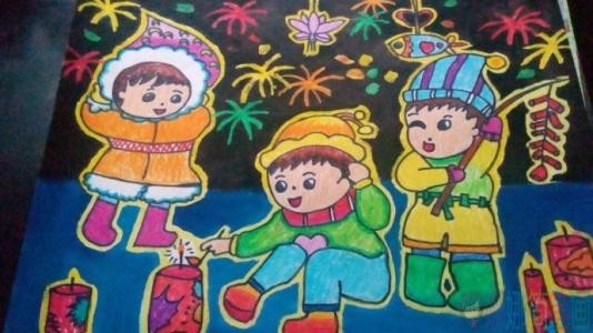 寒假生活幼儿绘画