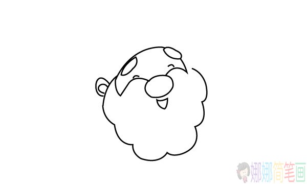 圣诞老人简笔画画法步骤教程