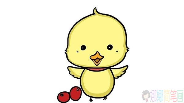 小黄鸭儿童简笔画图画