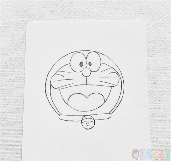 哆啦A梦简笔画,教小朋友画叮当猫