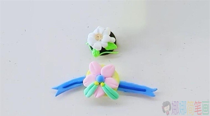儿童手工粘土花朵的制作教程