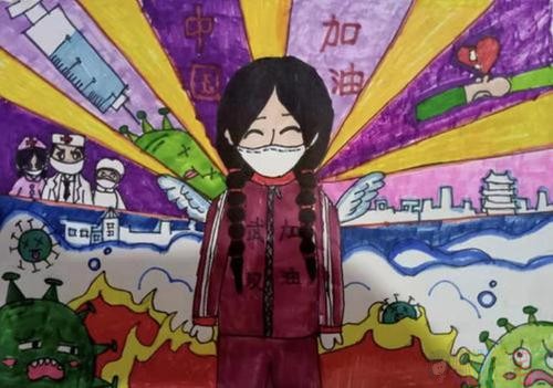 防控疫情声援河北儿童画