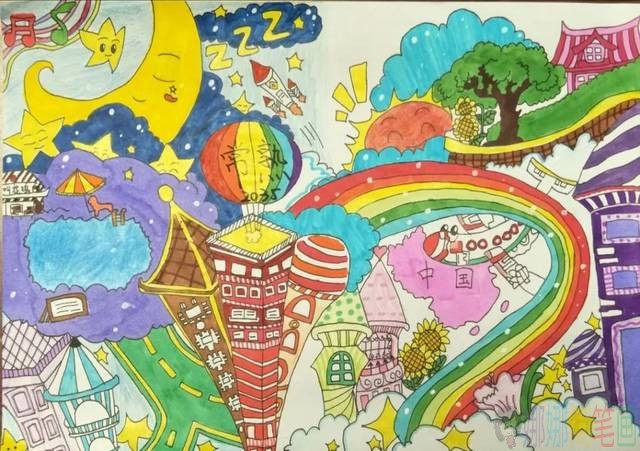 展望2035绘画,畅享2035年儿童画