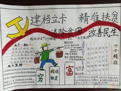脱贫攻坚手抄报图片大全