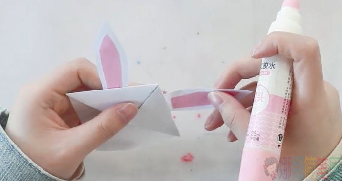 小兔子手工书签制作教程