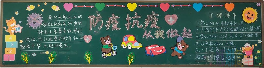 新冠肺炎疫情防控黑板报参考图片