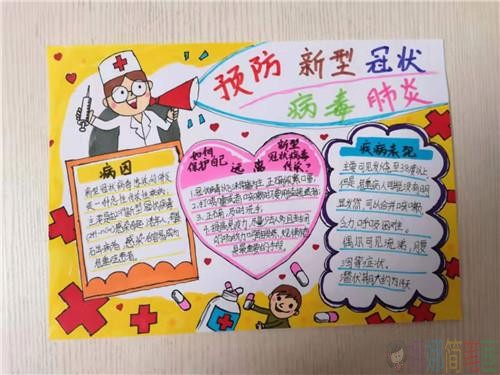 儿童防疫宣传手抄报