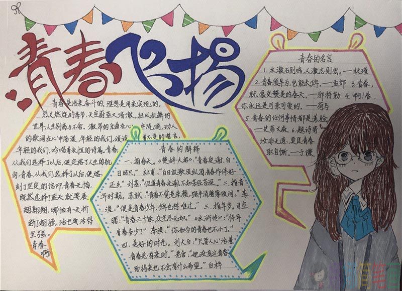 中小学生心理健康主题手抄报