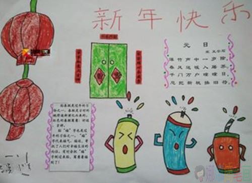 2021春节手抄报图片简单好看